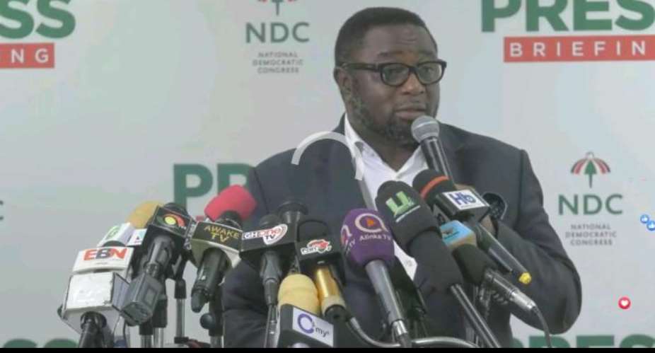 Director of Elections of the NDC, Elvis Afriyie Ankrah
