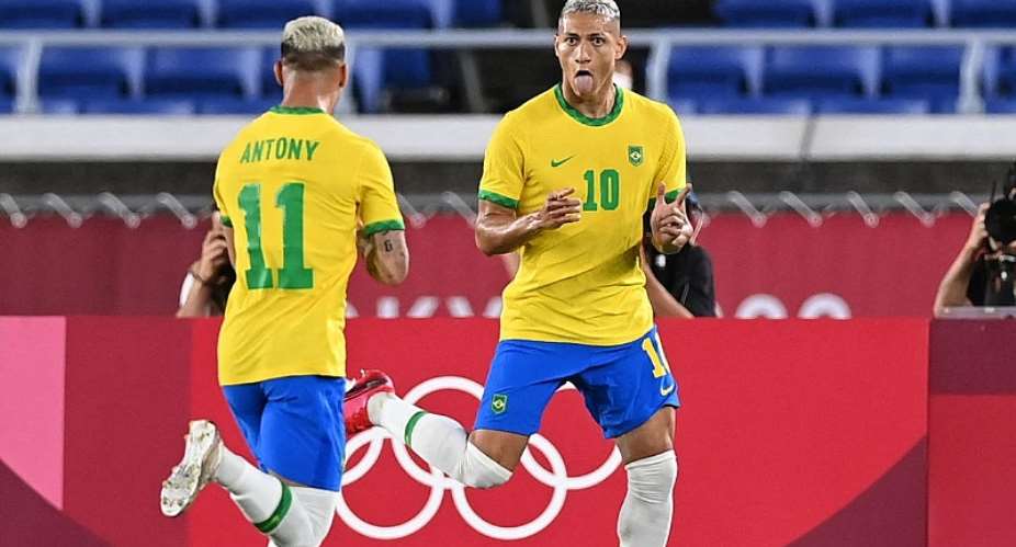Tokyo 2020: Richarlison fires in first-half hat-trick as Brazil withstand Germany fightback