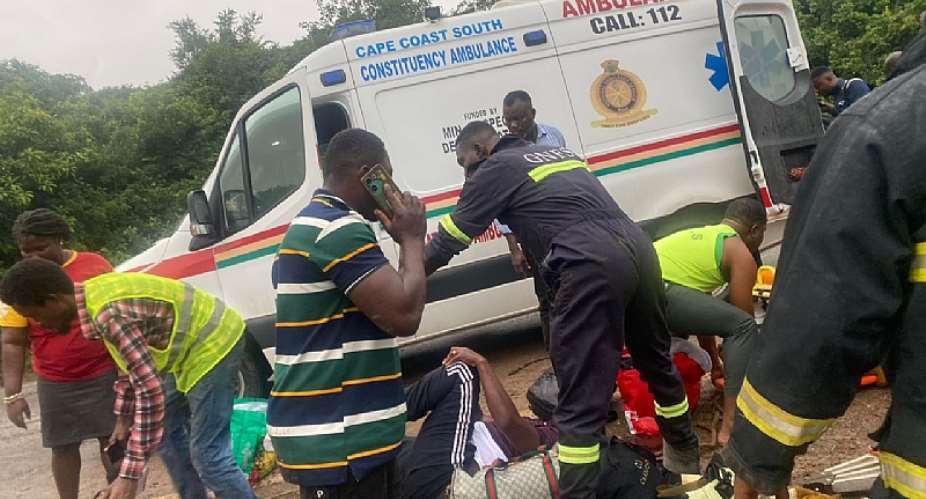 Fire Service rescues 10 accident victims on Cape Coast-Takoradi highway