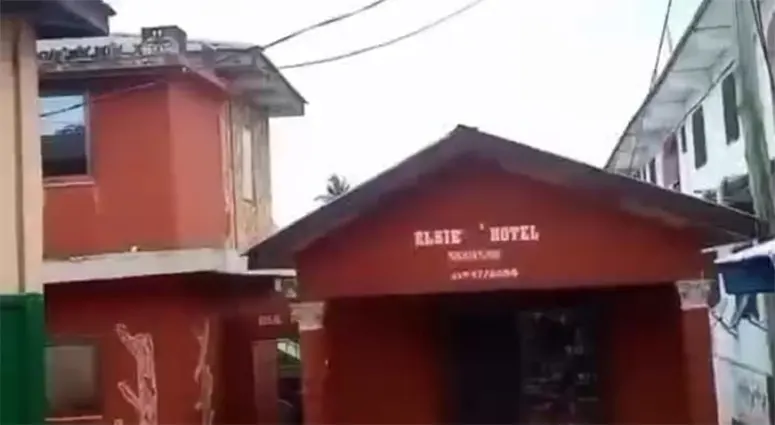 The hotel where the incident happened