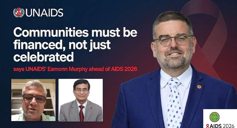Communities must be financed, not just celebrated, says UNAIDS Eamonn Murphy ahead of AIDS 2026