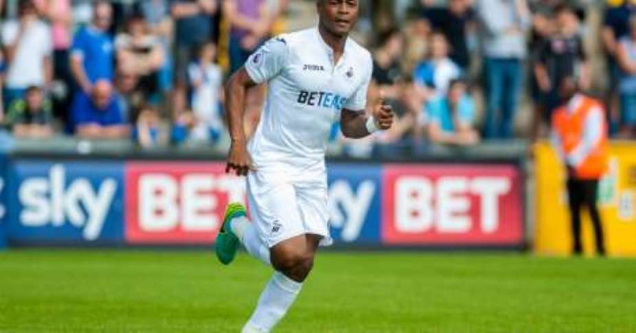 Andre Ayew: Black Stars vice-captain scores superb free-kick in Swansea win