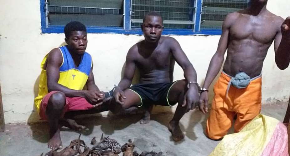Three Arrested With Human Parts At Ahafo