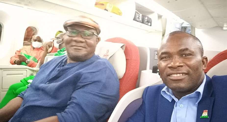 Team Ghana officials arrive in Tokyo for 2020 Olympics