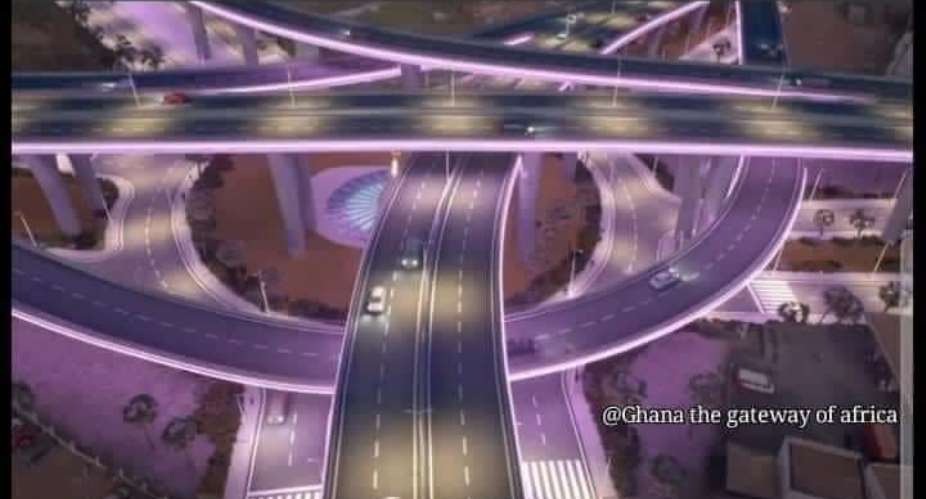 Images Architectural design of Suame interchange pops up