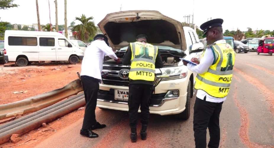 Police intercept over 1,000 vehicles in Accra over illegal sirens and vehicle modifications