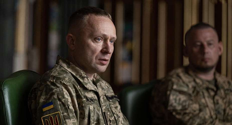 Ukraines Joint Forces Commander Mykhailo Drapaty is shown during a meeting with Ukraines President in Kyiv on July 20, 2026. -  AFP