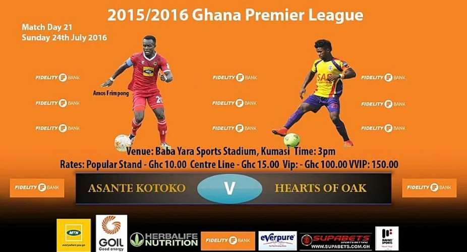 Ghana Premier League LIVE play-by-play: Asante Kotoko - Hearts of Oak