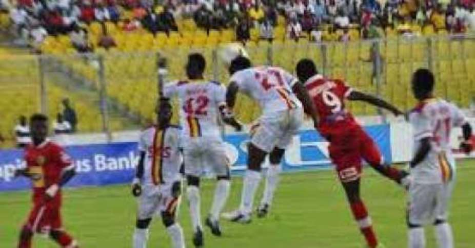 Ghana Premier League: Kotoko share the spoil with Hearts