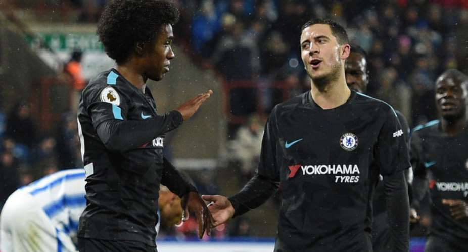 Maurizio Sarri Plans Talks With Chelsea's Eden Hazard, Thibaut Courtois And WIllian