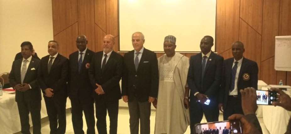 Ghana Karate-Do Federation President Nathaniel Johnson attends UFAK Elective Congress