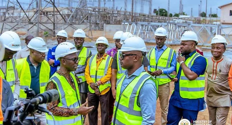 Energy Minister inspects Kumasi–Anwomaso transmission upgrade, appeals for public patience during final phase