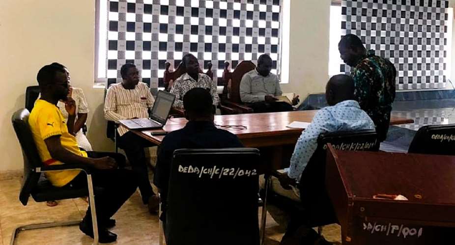 Dormaa East District Assembly Conducts Electronic Tender Opening for School Dual Desk Procurement