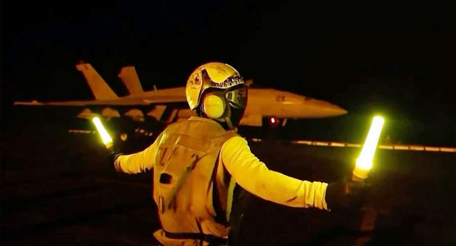This screenshot taken on July 22, 2026 of a video released the day before by Centcom shows the U.S. Army guiding flights in Iran. -  US Central Command (CENTCOM) via AFP