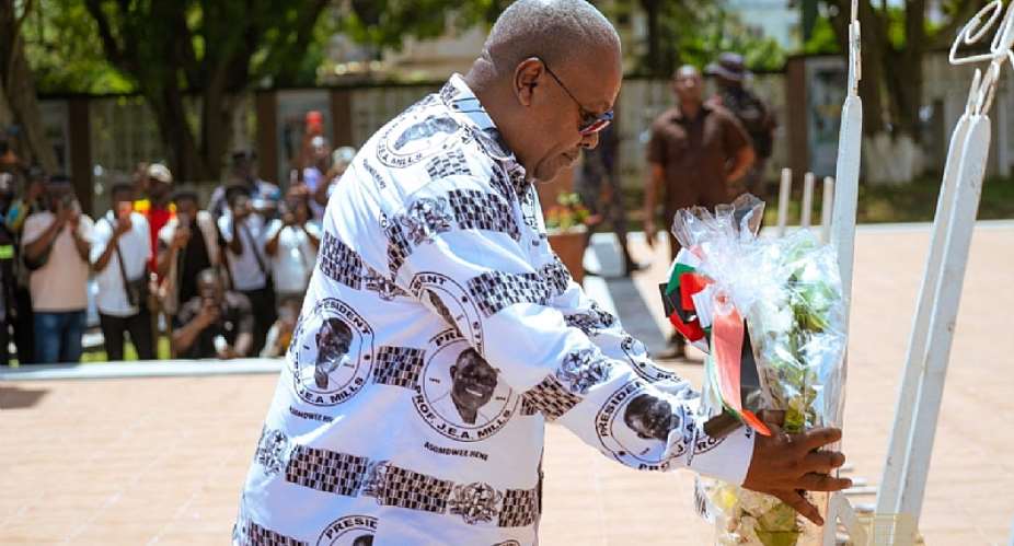 I shall continue to walk in late President Atta Mills footsteps — Mahama marks 14th Anniversary
