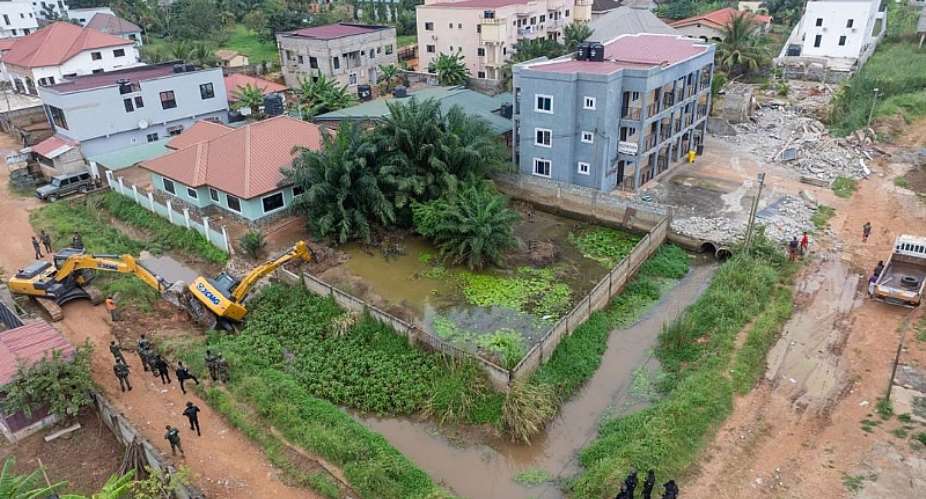 Gov’t Taskforce Storms Accra With Demolitions, Dredging In Massive AntiFlood Blitz