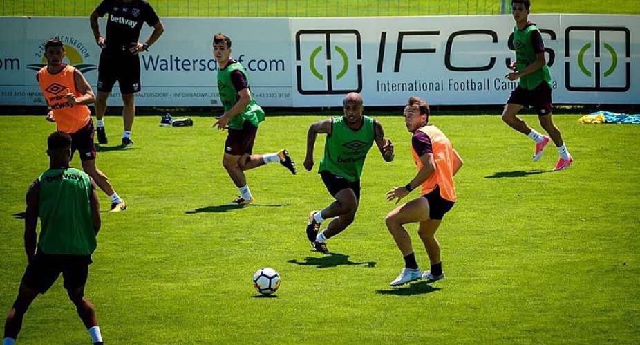 Andre Ayew's West Ham United take  pre-season training to Germany