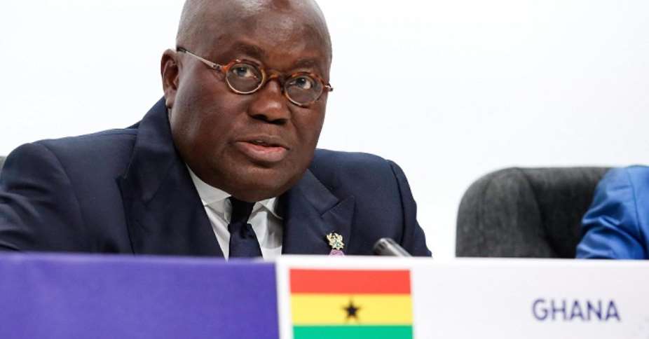 The Ghanaian leader, Nana Akufo Addo