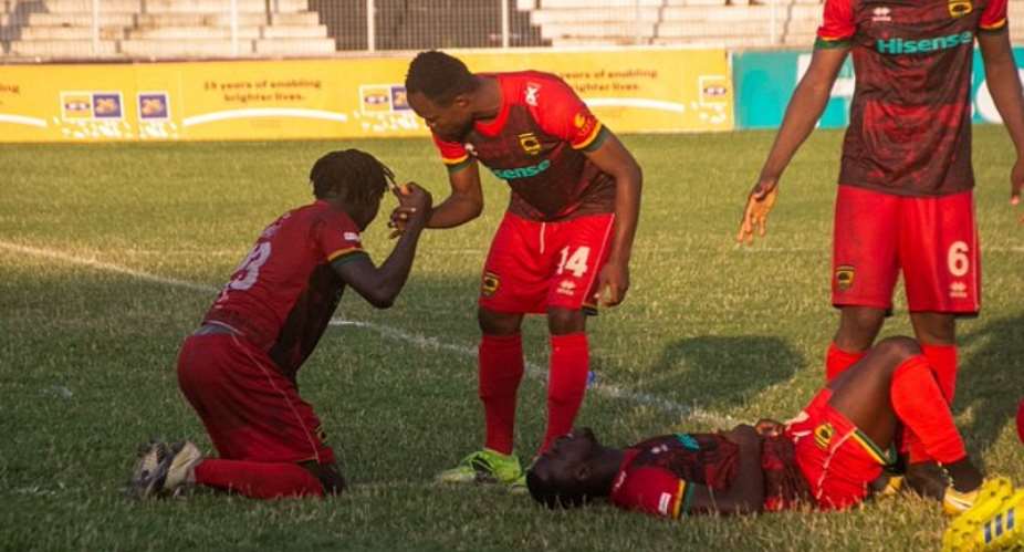 Asante Kotoko players left disappointed after bowing out of MTN FA Cup