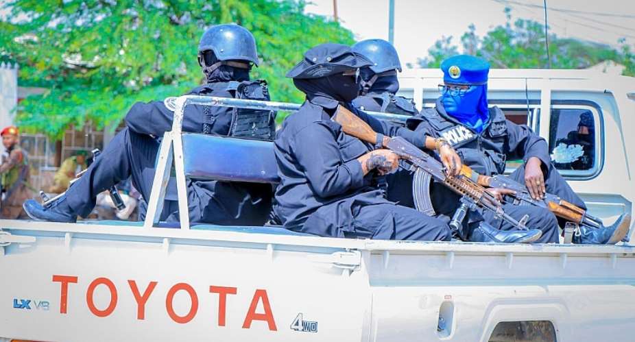 Somaliland police in Hargeisa.  PHOTOFile