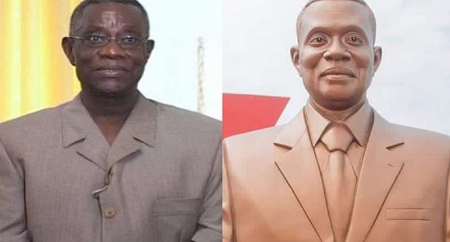 I never saw Prof. Mills in brown attire; why design his bust with brown attire? — Haruna Iddrisu quizzes