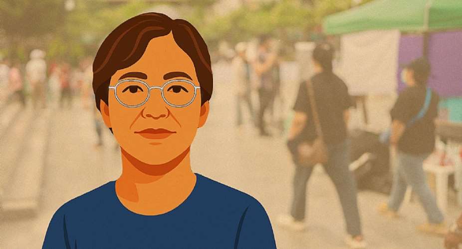 Ma Yin, a longtime domestic worker in Thailand, now supports other migrants in learning about their rights. Illustration: IOM 2025/Ratchanon Kruenchit