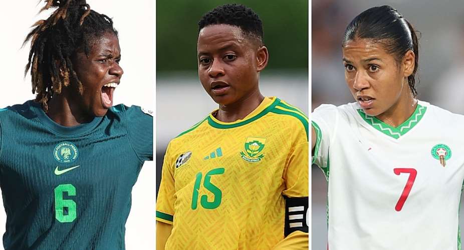 Caf/Getty ImagesImage caption: Nigerias Esther Okoronkwo, South Africas Refiloe Jane and Moroccos Ghizlane Chebbak are among the experienced players eyeing Wafcon glory