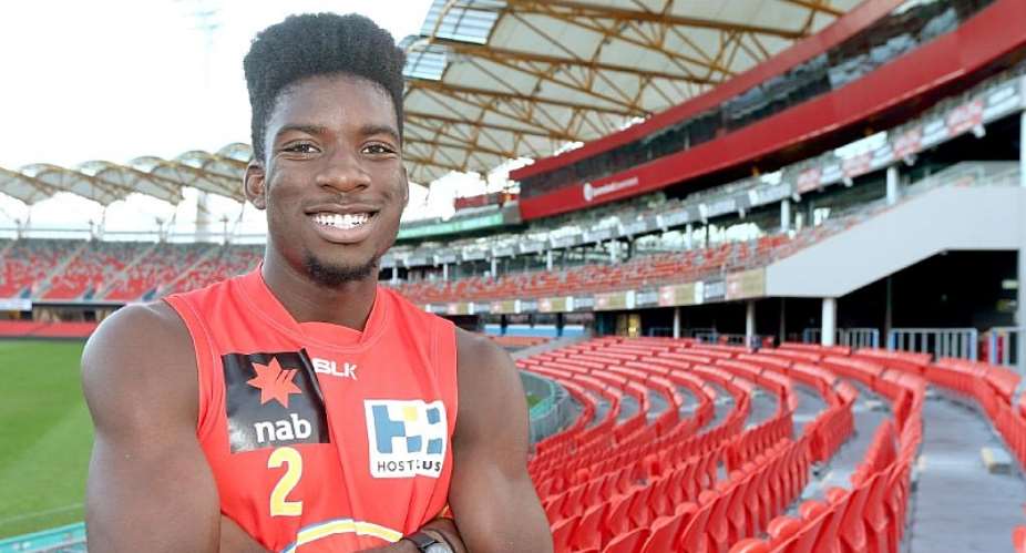 Gold Coast academy player Kwabe Boakye wants to be first player with Ghanaian heritage to play AFL