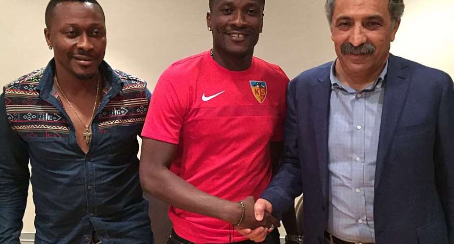 Ghana legend Asamoah Gyan happy to join the new Kayserispor project