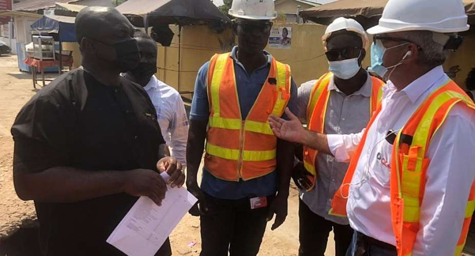 Former MP for Ablekuma Central inspects ongoing constituency projects