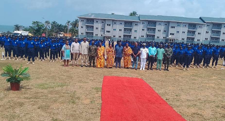 Armah-Kofi Buah commissions 530 blue water guards at Ezinlibo