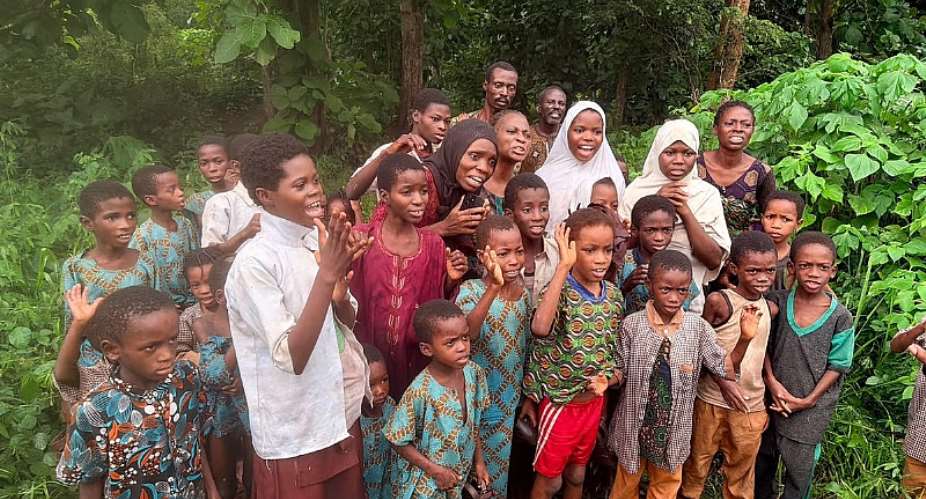 The rescued Oriire kidnap victims