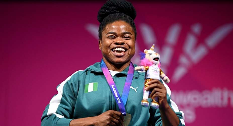 Getty ImagesImage caption: Nigerias Esther Nworgu won Africas first gold medal of the 2026 Commonwealth Games in the womens lightweight para-powerlifting