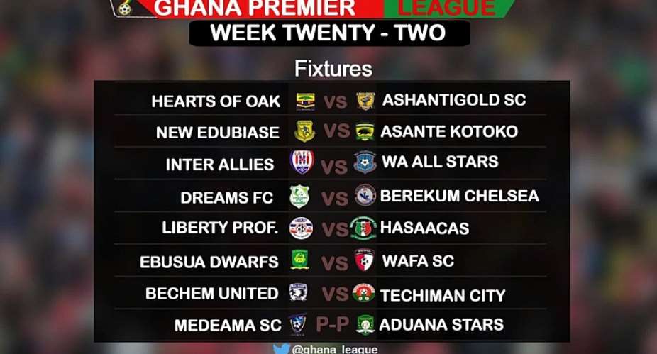 Ghana premier League LIVE play-by-play: Hearts of Oak - AshantiGold SC