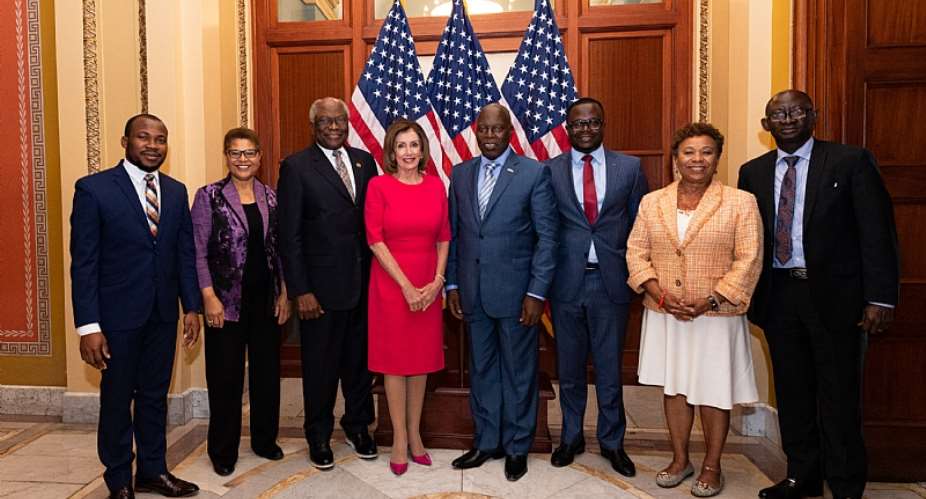 Ghanas Ambassador To The US Visits Speaker Pelosi Ahead Of Historical Trip