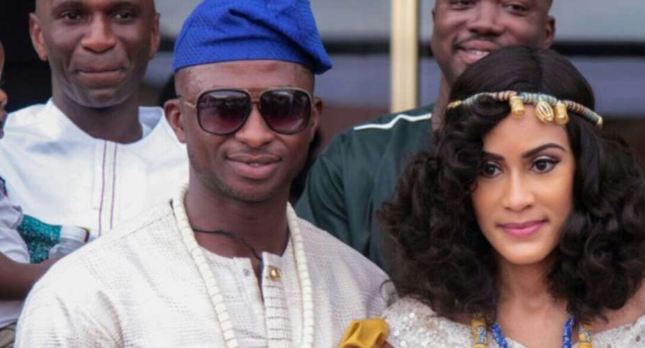 Official Photos From Actress Sonia Ibrahim And Collins Taabazuing Gorgeous Traditional Wedding