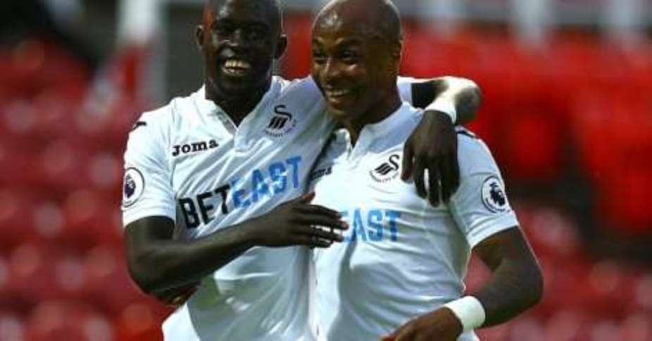 Andre Ayew: Ghanaian finds the net in Swansea rout