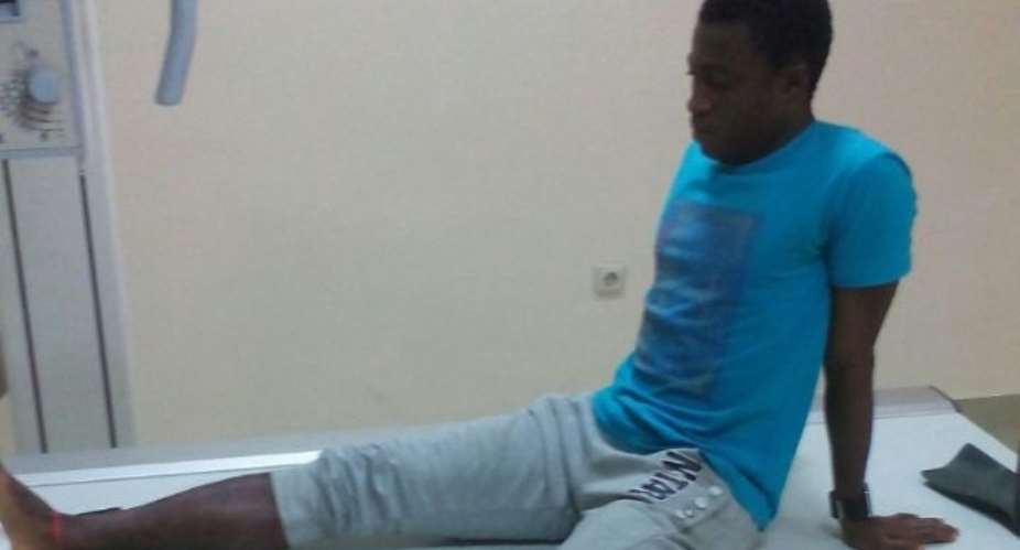 Emmanuel Gyamfi suffers injury in Black Stars B friendly win over Great Olympics