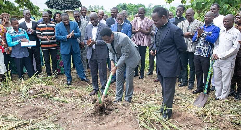Pentecost Cut Sod For New Prison Facility At Nsawam