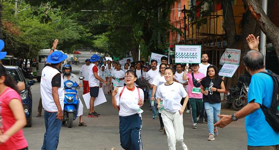 Aster RV Hospital Organizes Walkathon To Create Awareness On Hepatitis