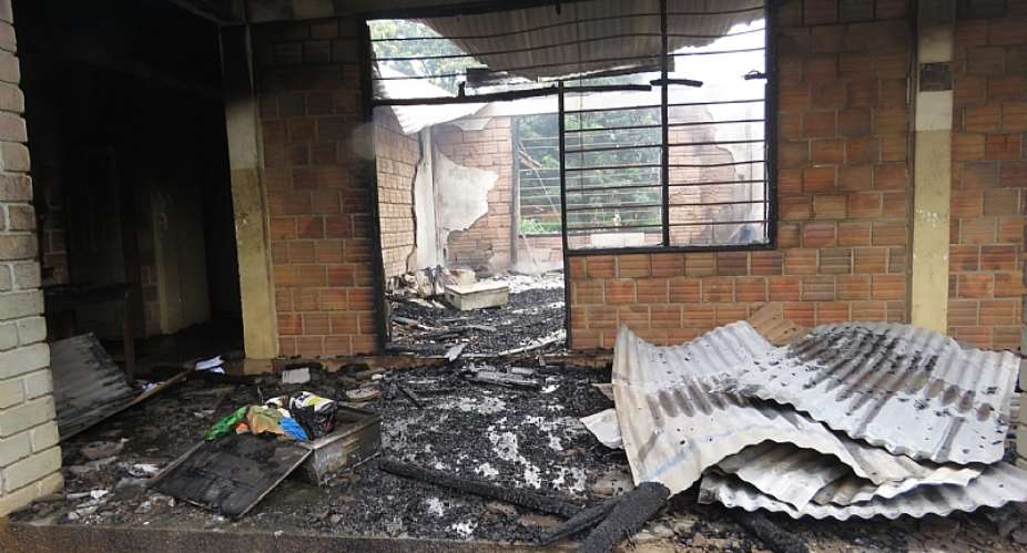 Fire destroys hostel at Don BOSCO vocational and technical school in Sunyani