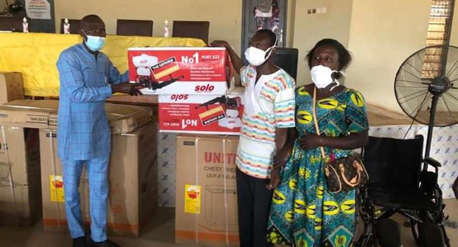 PWDs receive support from Akrofuom District Assembly