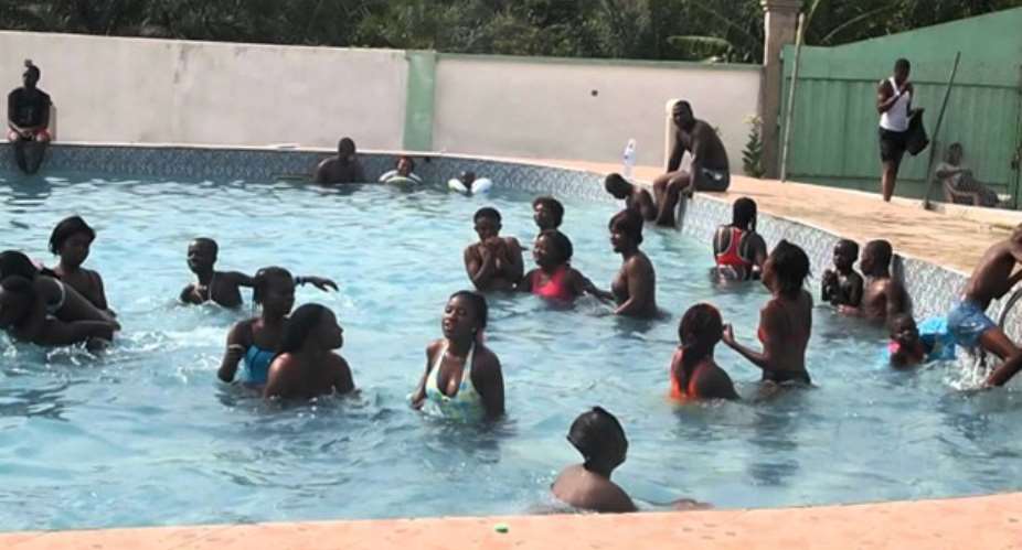 Swimming has become a sporting activity trend in Ghana