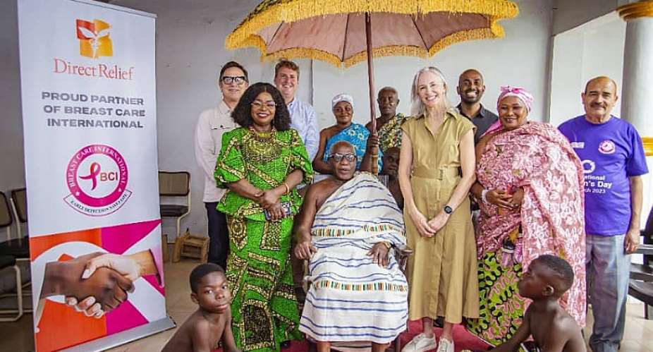 Direct Relief CEO Amy Weaver visits Breast Care International in Ghana