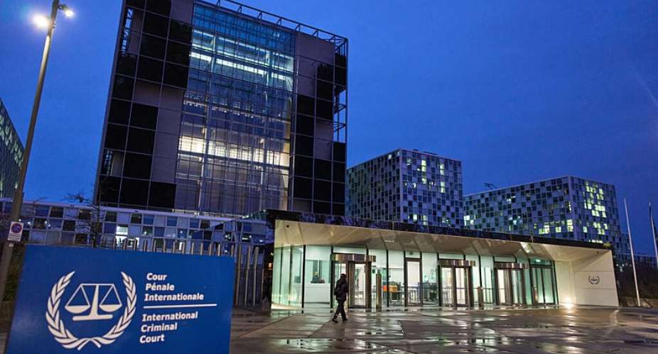 An exterior nocturnal view of the International Criminal Court, ICC, in The Hague, Netherlands, on 9 December, 2025. -  Peter Dejong / 
