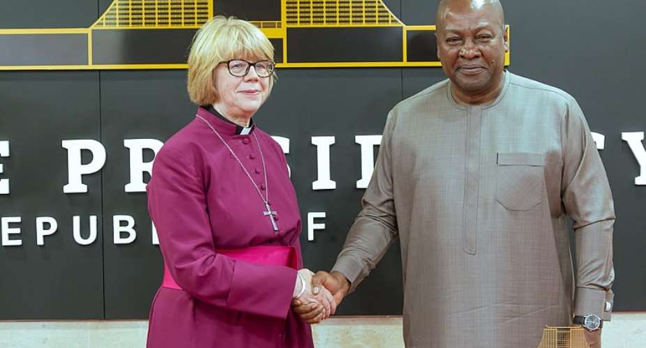 Archbishop of Canterbury pays courtesy call on Mahama