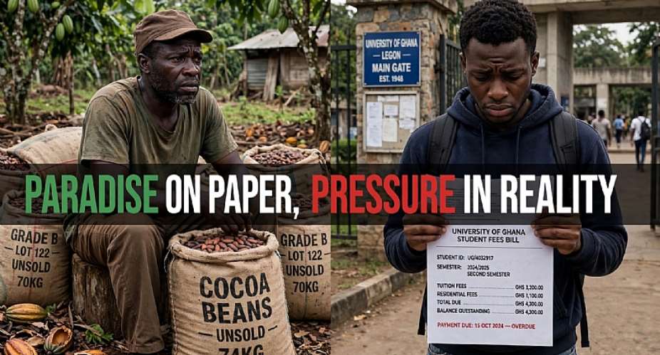 Paradise On Paper, Pressure In Reality As Praise Singers Call Ghana heaven, While Citizens Count Their Losses