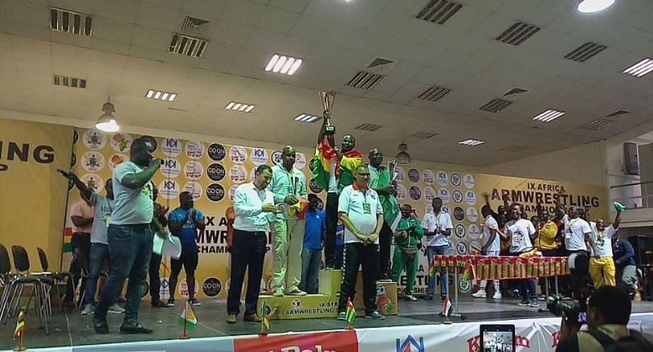 Ghana Sweeps 88 Medals At Go On Africa Armwrestling
