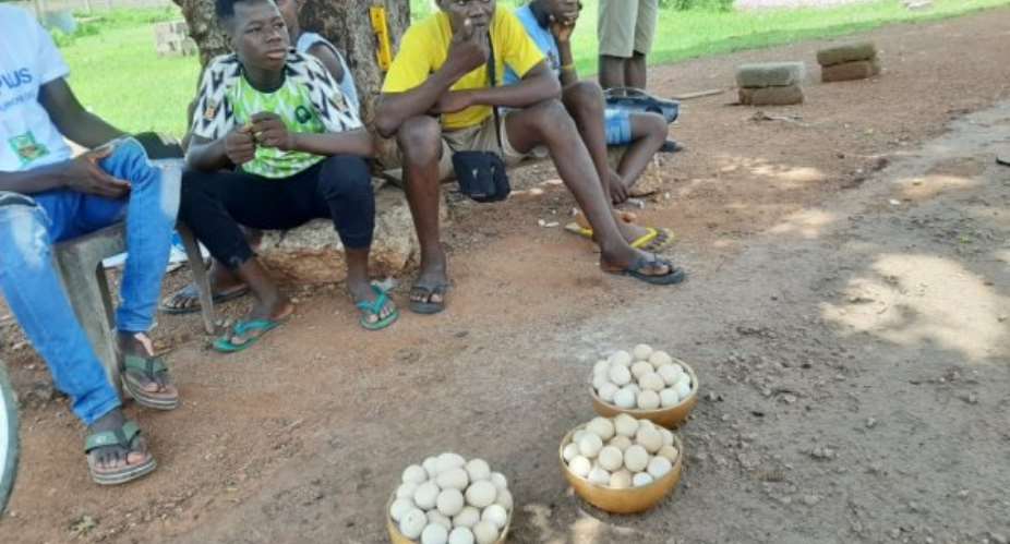 Schools Closure: School Children Now Sell Guinea Fowl Eggs On Bolga-Navrongo Road