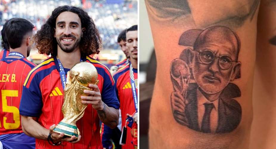 Getty Images/@cucurella3Image caption: Marc Cucurella played every minute of Spains World Cup campaign